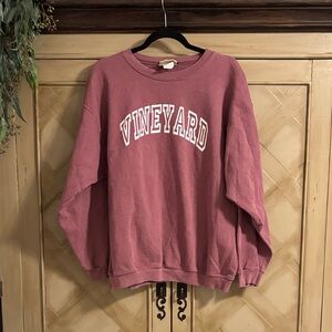 Women's Vintage Pink Vineyard Sweater
